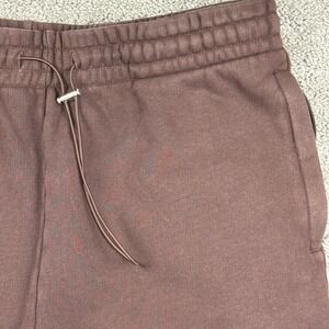 ESNTLS Jogger Sweatpants Mens Large Brown Cotton French Terry Toggle Drawstring